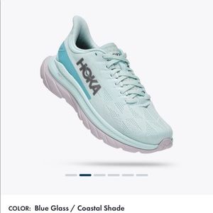 Hoka One One Women's Mach 4 Blue Glass / Coastal Shade 6 B